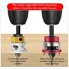 Limit Countersink Drill Bit Set Hole Punch Deep Adjustable Countersunk Drill Bit Shank Wood Countersink Drill Bit