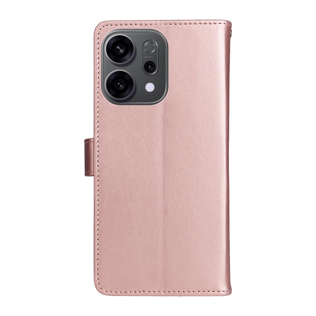 For Oppo Reno14 5G (China)/Oppo Reno14 F 5G/Oppo Reno14 5G (Global) Leather Wallet Case Cat Bee Pattern Phone Cover Stand