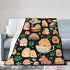 Capybara Gift Blanket Throw Blanket Lightweight Cozy Plush Blanket for Bedroom Living Rooms Sofa Couch 50"X40"