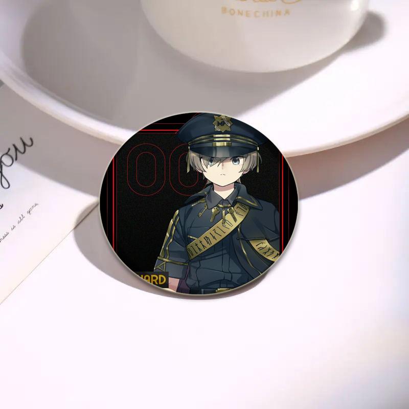 32/44/58 mm Milgram Brosje Haruka Yuno Cosplay Merker Emaljepinner for ryggsekk Klær Mote Smykker Tilbehør Gave