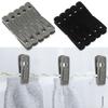 10pcs Non Slip Velvet Hangers Clips for Velvet Flocked Trouser Coat Clothes Clip Drying Racks Space Saving Hanging Hooks