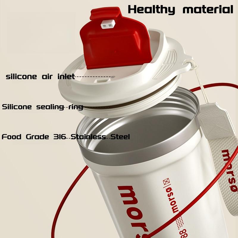 14oz/400ml Thermos Mug 316 Stainless Steel Coffee Cup Portable Thermal Water Cup Tumbler Double Wall Flask Insulated Coffee Mug