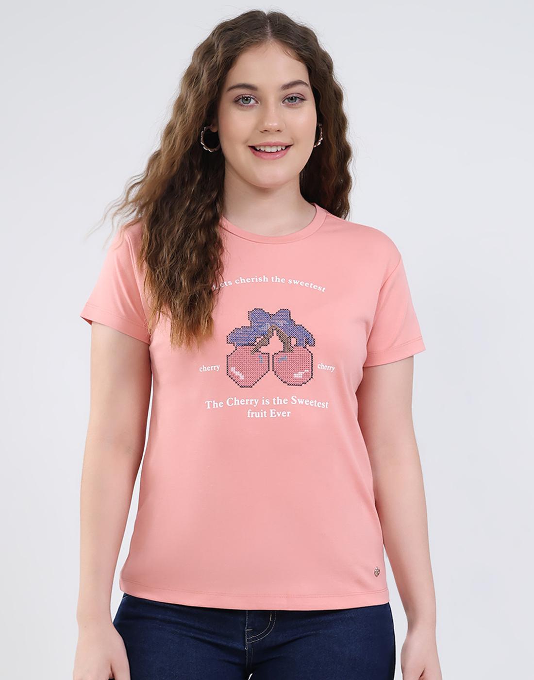 

Monte Carlo Women Regular Fit Summer Top M персиковый