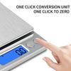 500g/0,01g Bærbar smykkevekt 3kg/0,1g Digital skjermvekt Baking Elektronisk vekt Personlig bordvekt Kjøkkenmatvekt