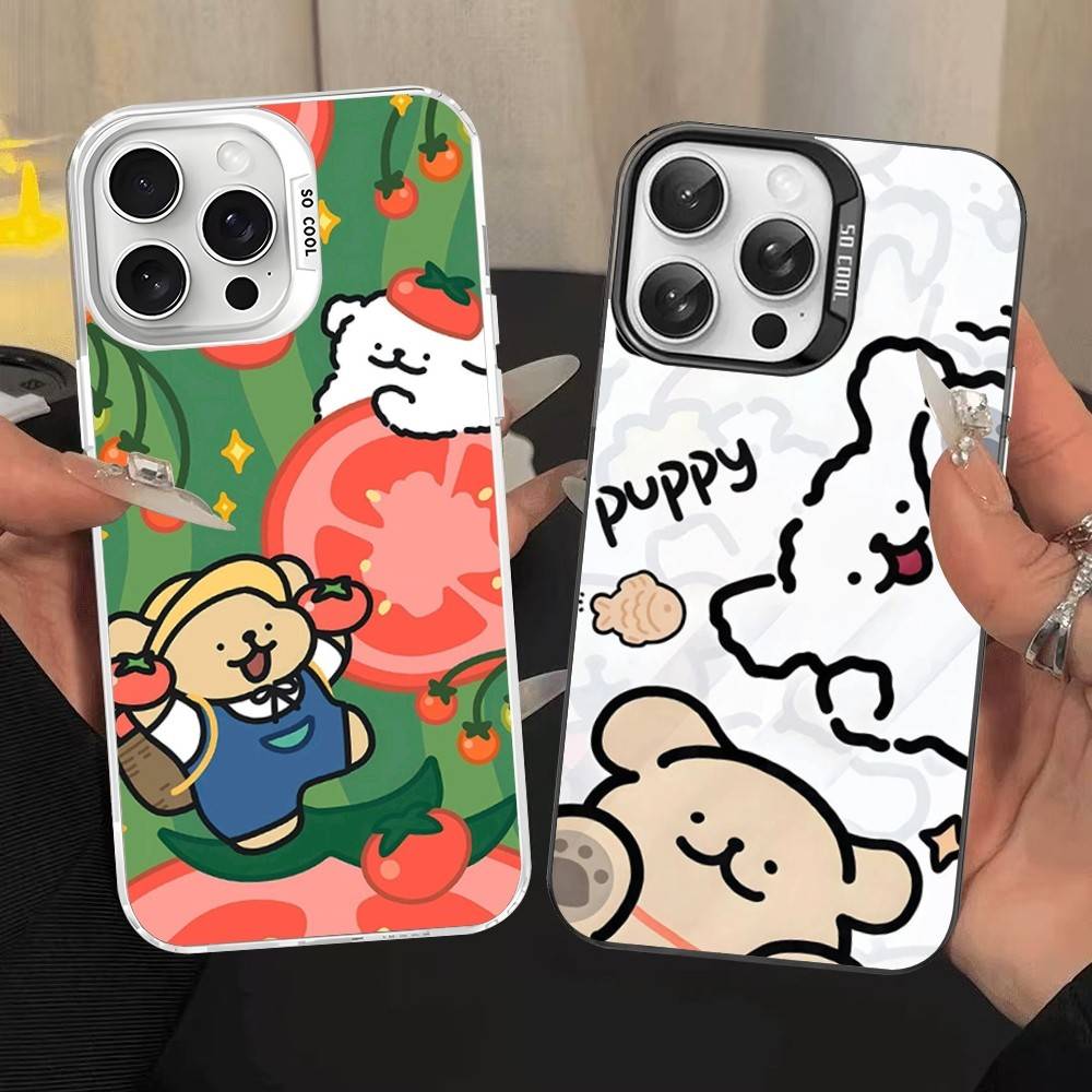 Maltese Cute Line Puppy Dog For IPhone 17 16 15 14 13 12 11 Pro Max Plus Matte Color Back Phone Cover