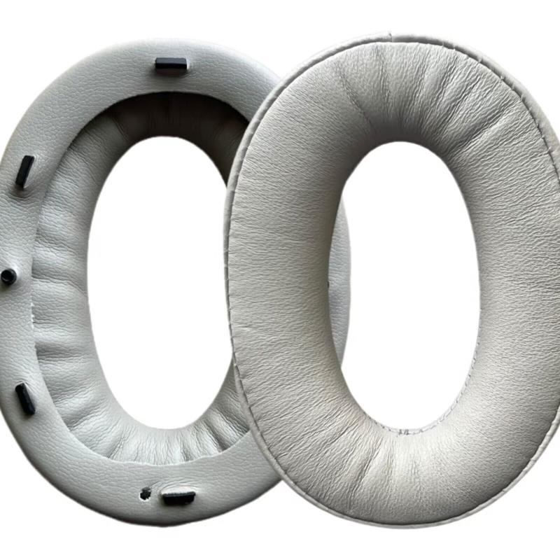 1 Pair Soft Sponge Replacement Ear Pad for MDR-1000X Bluetooth-compatible Wireless Headphones Ear Pad Headset Accessorie