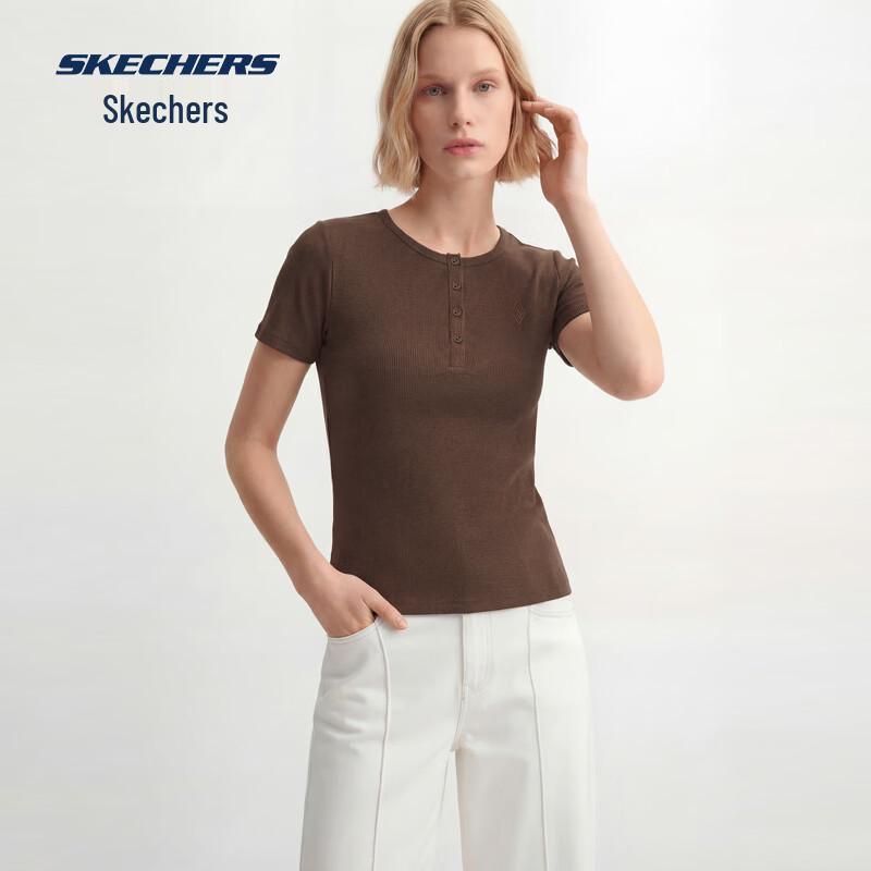 

Skechers Women s Knit Short Sleeve T-Shirt L226W102 XL 100