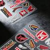 FOR HONDA HRC H WING Reflective Motorcycle Stickers Waterproof Vinyl Decals for Motorbike Helmet Fuel Tank Bike
