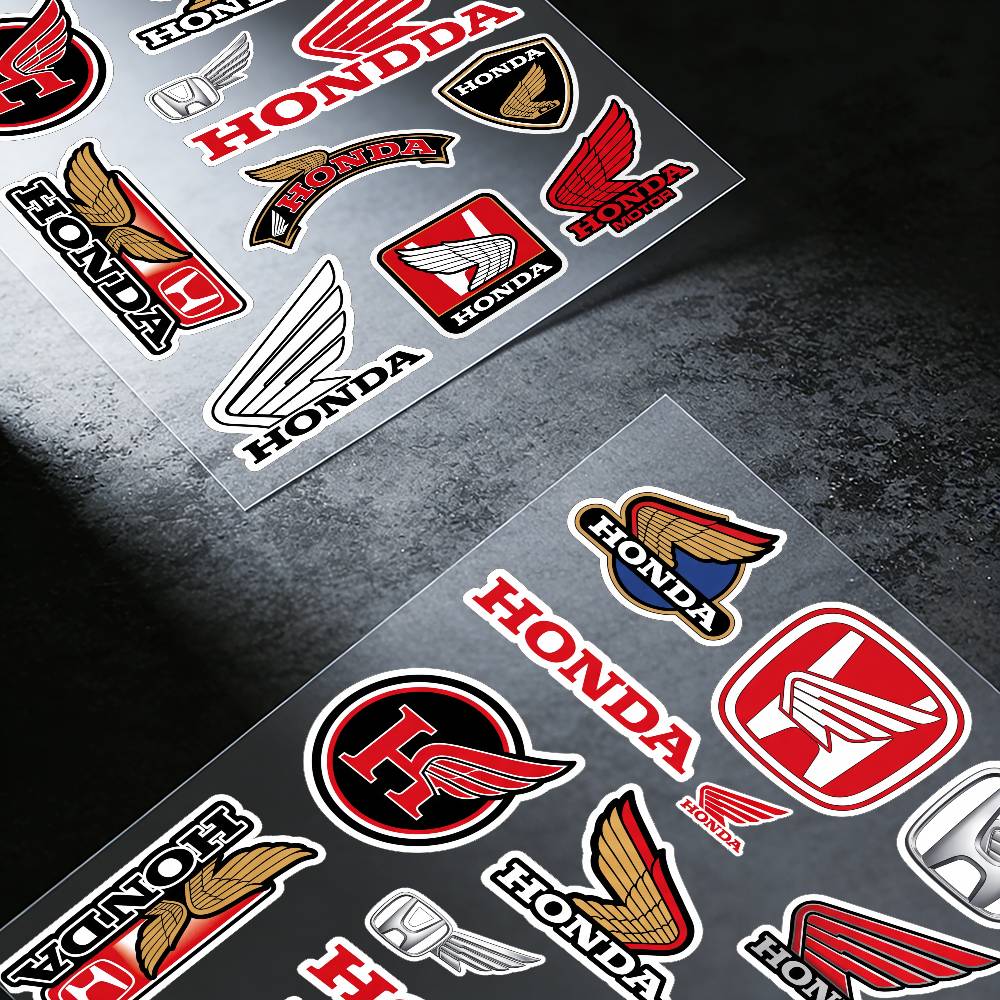FOR HONDA HRC H WING Reflective Motorcycle Stickers Waterproof Vinyl Decals for Motorbike Helmet Fuel Tank Bike