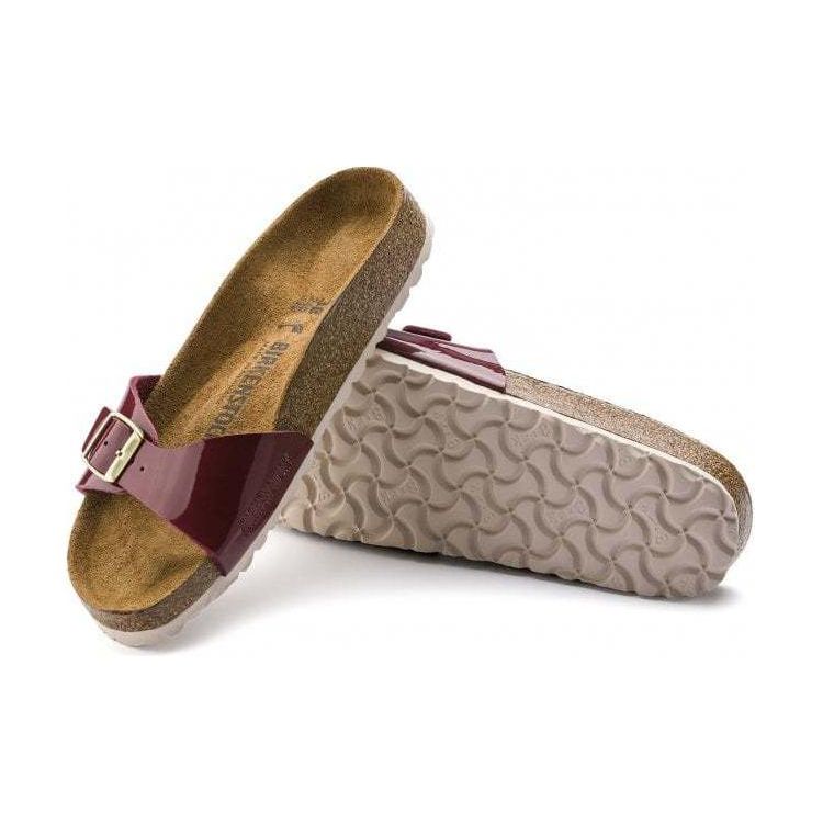 Birkenstock Round Toe Comfortable Slide Sandals Women sandals Red-Brown 1013082