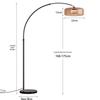 OEING Italian Minimalist Arc Floor Lamp
