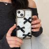 New Cute Pearl Bow Clear Phone Case for iPhone 16 15 14 13 12 11 Pro Max
