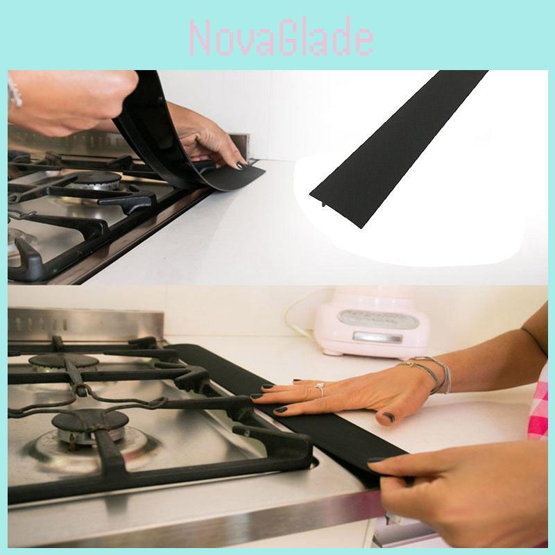 Premium Silicone Kitchen Stove Counter Gap Cover With Timeless Design And Versatile Fit