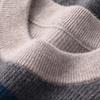 Hengyuanxiang Men's 100% Cashmere Thickened Round Neck Pullover Sweater