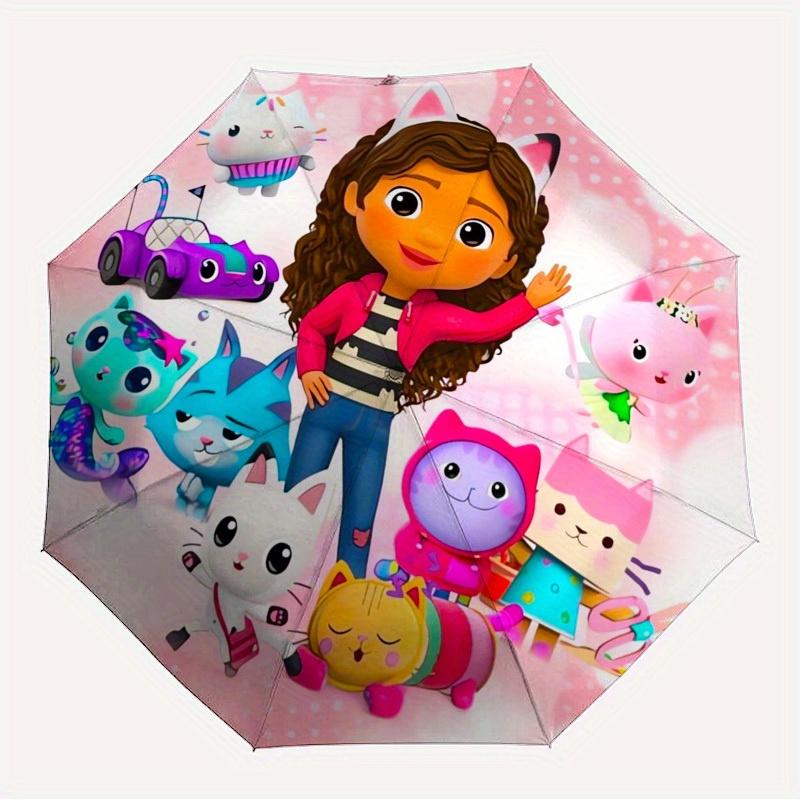 1pc gabby‘s cat friends Themed High-quality Umbrella,Automatic Opening and Closing Umbrella,Multi-functional Umbrella G0811133