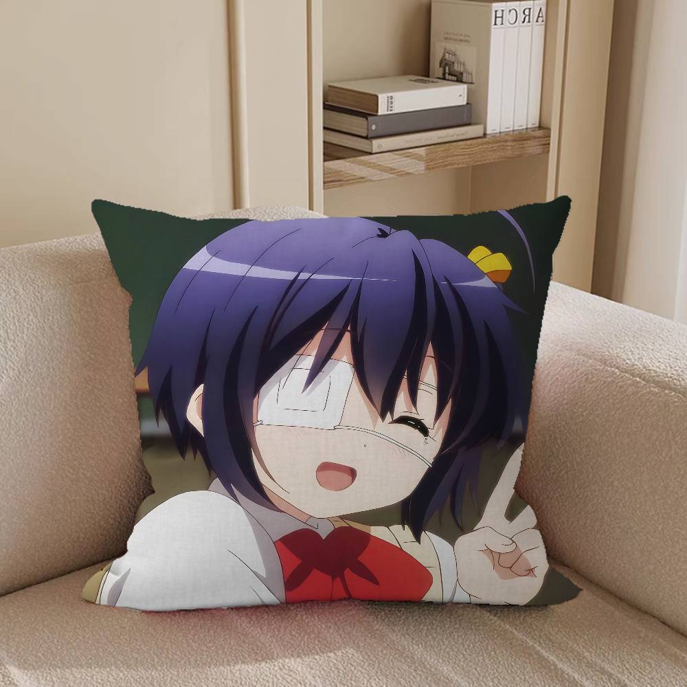 Chuunibyou R-Rikka TakanashiS Cell Pillow Case Removable Washable Cushion Cover – All-Season Soft Linen