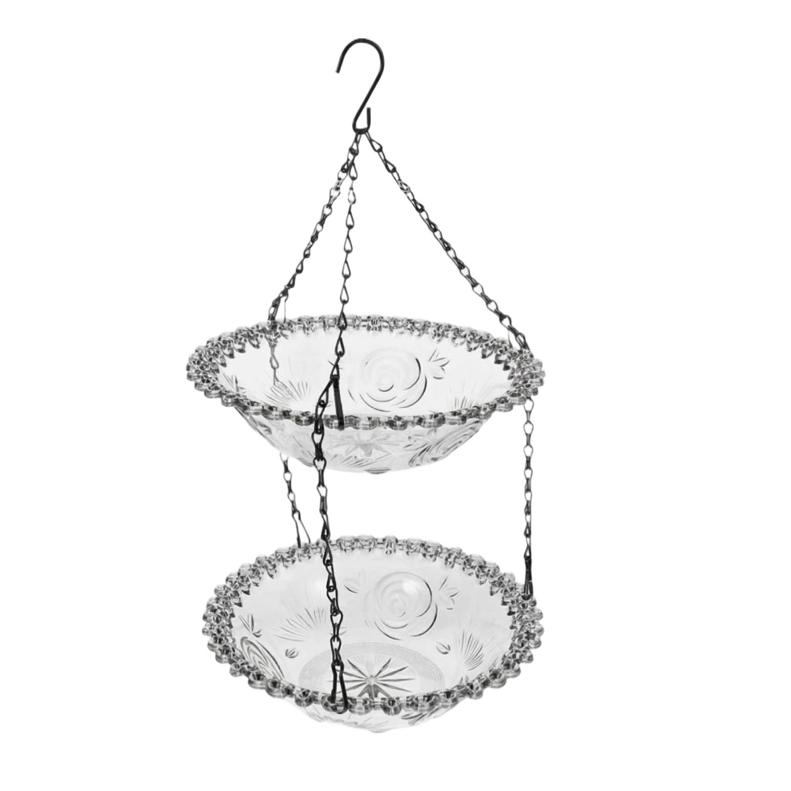 Bird Feeder, Outdoor Garden Hanging Bird Feeder, Double Layer Bagged One Size