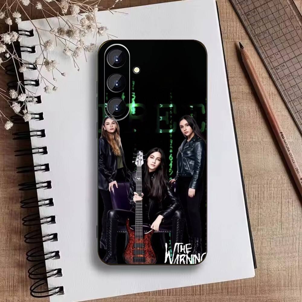H-The Band W-Warning Phone Case For Samsung Galaxy A73,21,22,32,71,53,52,51,80,5G Soft Black Cover