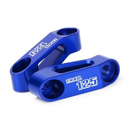 For Honda Trail 125 -2025 CT125 Hunter Cub Rearview Mirror Risers Extenders синий