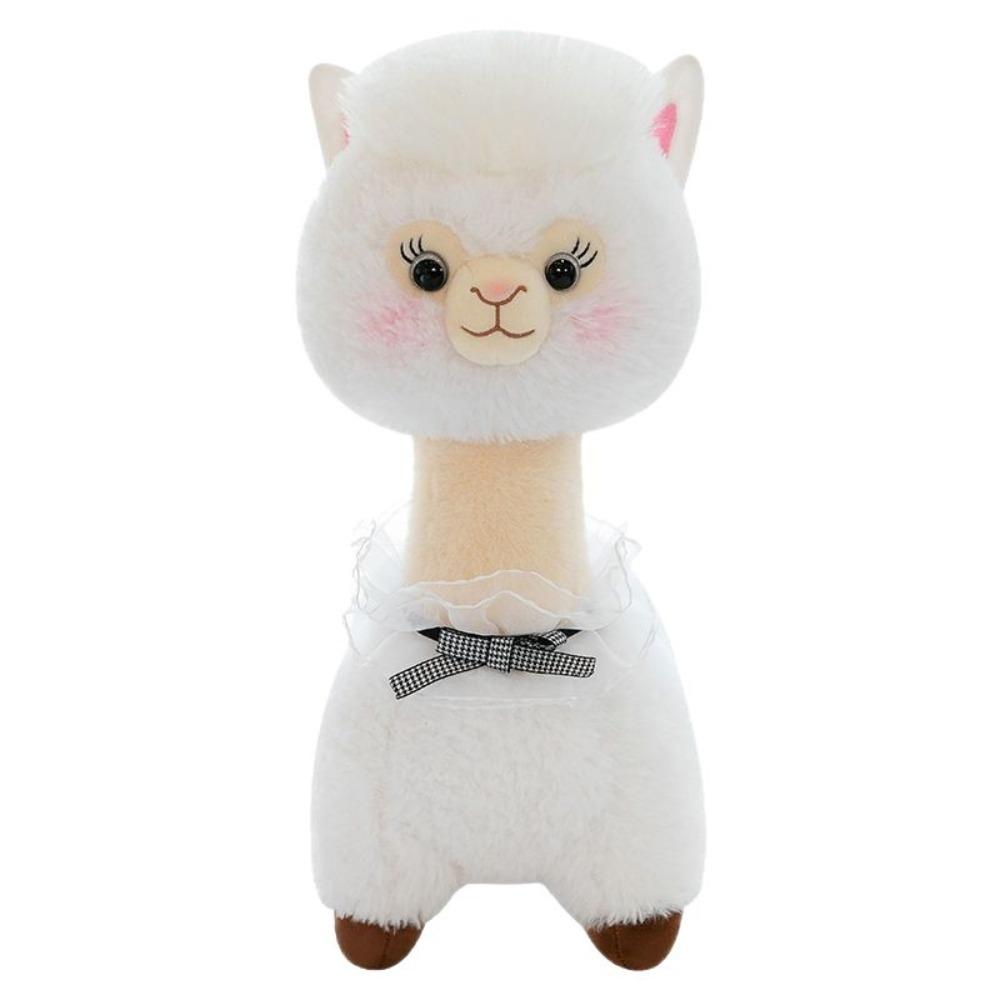 PP Cotton Alpaca Plush Toy Soft Animals Stuffed Toys Little Lamb Plush Doll  Christmas