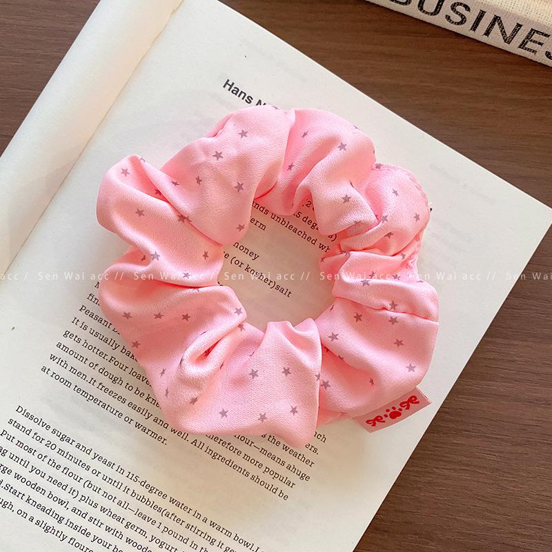 Sweet bow hair band lace headband hair rope lace ponytail large intestine girl hair hair