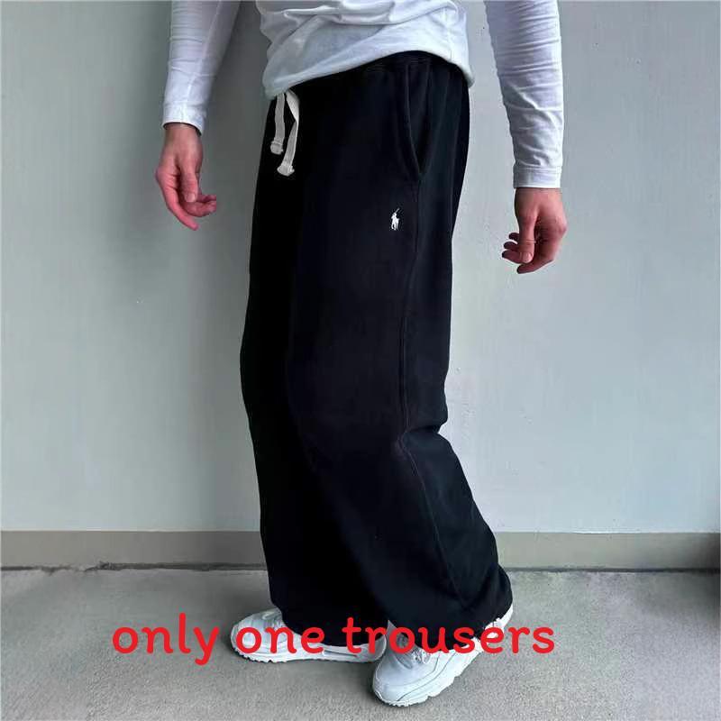 Embroidery Street Style Joggers With Elastic Waist For Casual Urban Wear Men