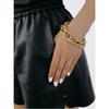 Street Hip Hop Trendy Splicing Simple Necklace Female Exaggerated Single-layer Geometric Aluminum Chain Necklace