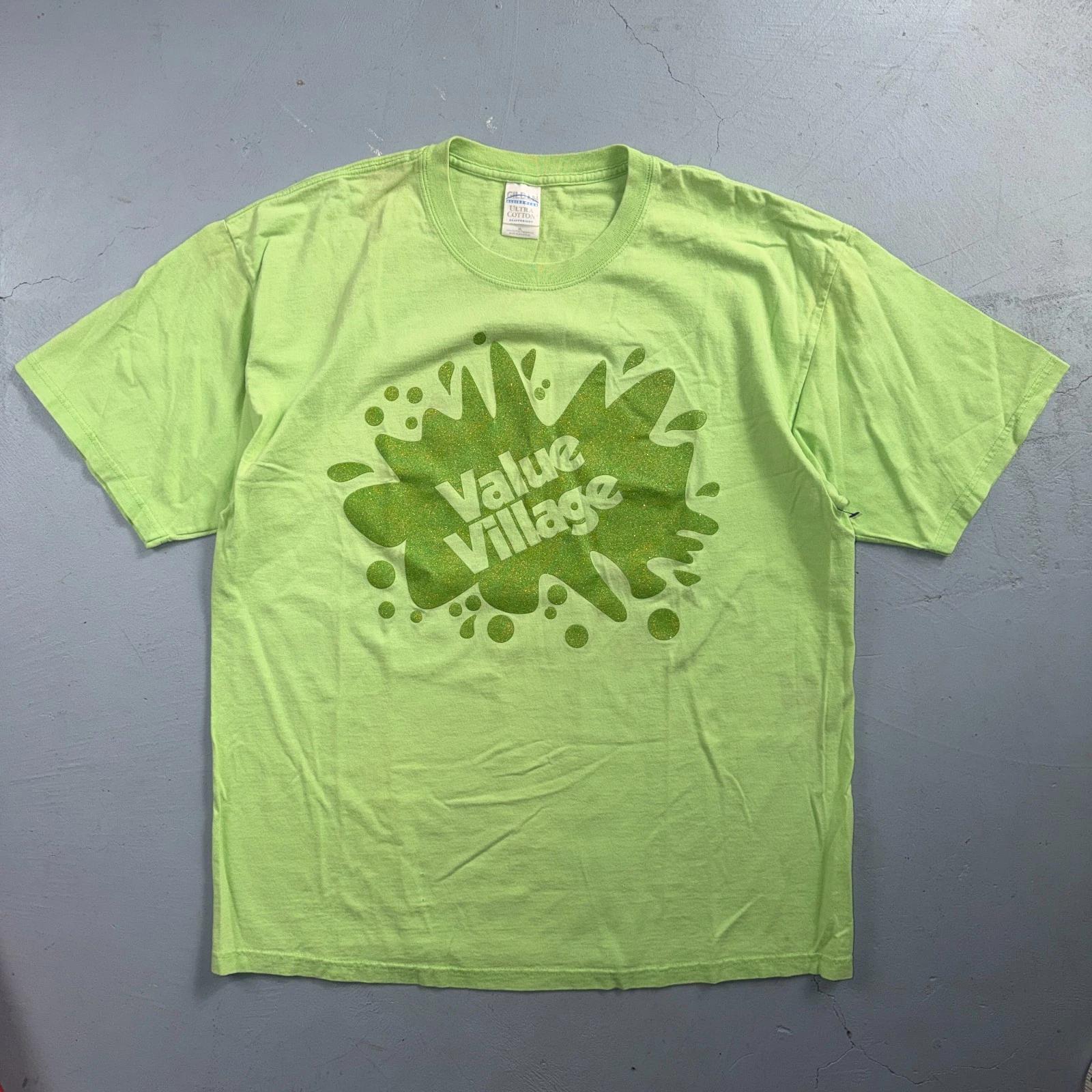 

Value Village Green Savers VTG T Shirt Y2K Thrift Store Goodwill Promo Employee 3XL