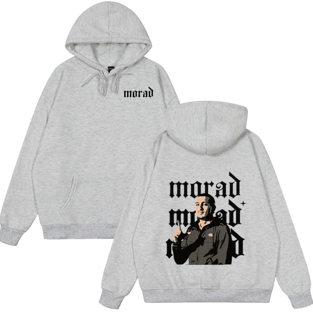 Rapper Morad MDLR Turné Album Merch Oblečení Pánské Vysoce Kvalitní Mikiny Módní Hip Hop Dlouhý Rukáv Zimní Styl Streetwear