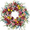 Artificial Flower Wreath Easter Valentines Day Hotel Restaurant Door Decorations