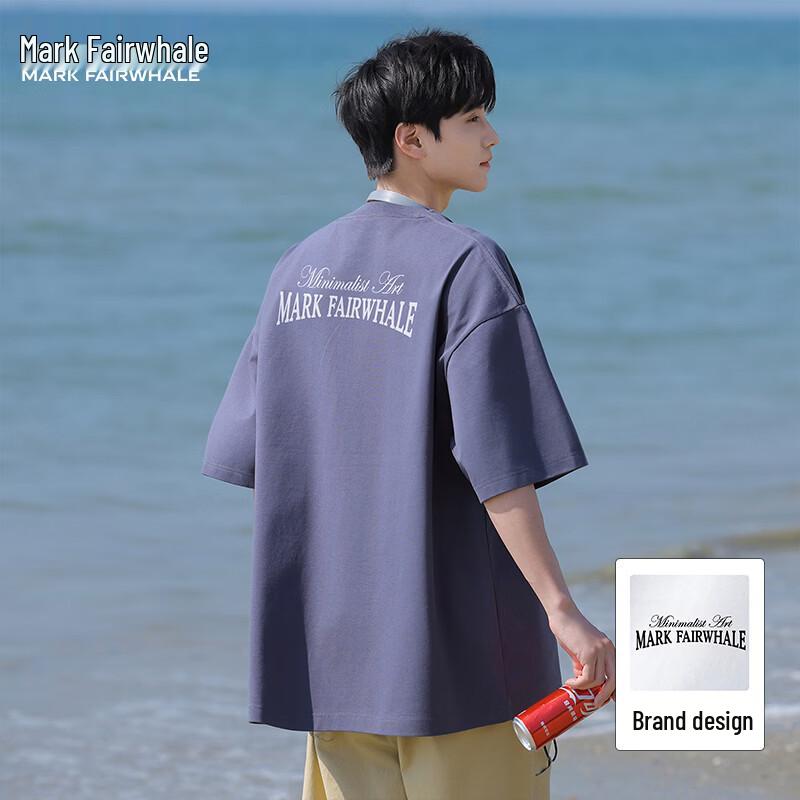 Mark Fairwhale Men s Loose Fit Cotton Short-Sleeve T-Shirt S