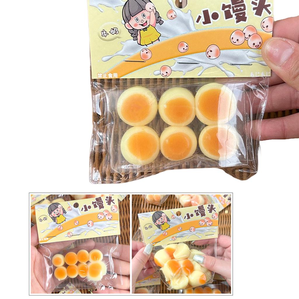 Squeeze Stress Spielzeug TPR gedämpfte Brötchen weiche Angst reduzieren Spielzeug Party Favor Druck Release Spielzeug ADD Autismus Geschenk