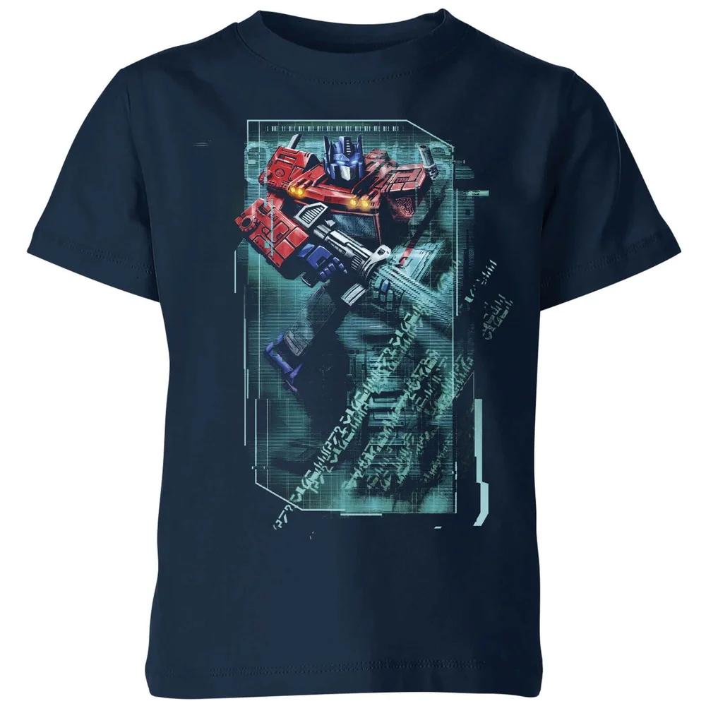 Transformers Optimus Prime Tech Kids  T-Shirt - Navy - 3-4 Years 130