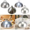 Cheese Melting Dome Multifunctional Stainless Steel Utility Kitchen Supplies BBQ Accessory for Cheeseburger Steak Sandwiches