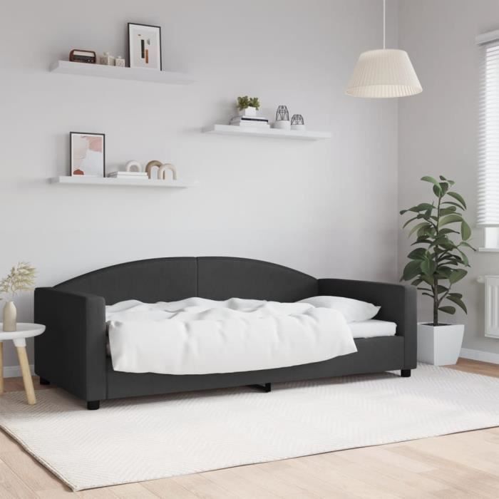 VidaXL Daybed Black 90x190 Cm Fabric 354123