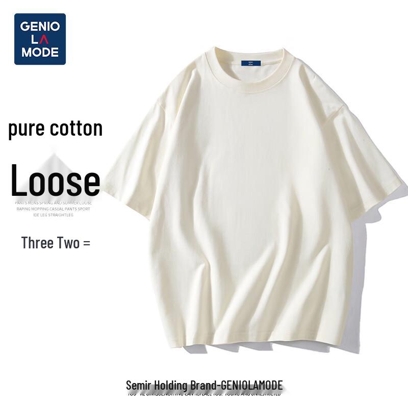 GENIOLAMODE Men s Pure Cotton Short Sleeve T-Shirt XL