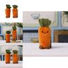Cartoon Carrot Plush Keychain With Cute Vegetable Design For Kids And Teens