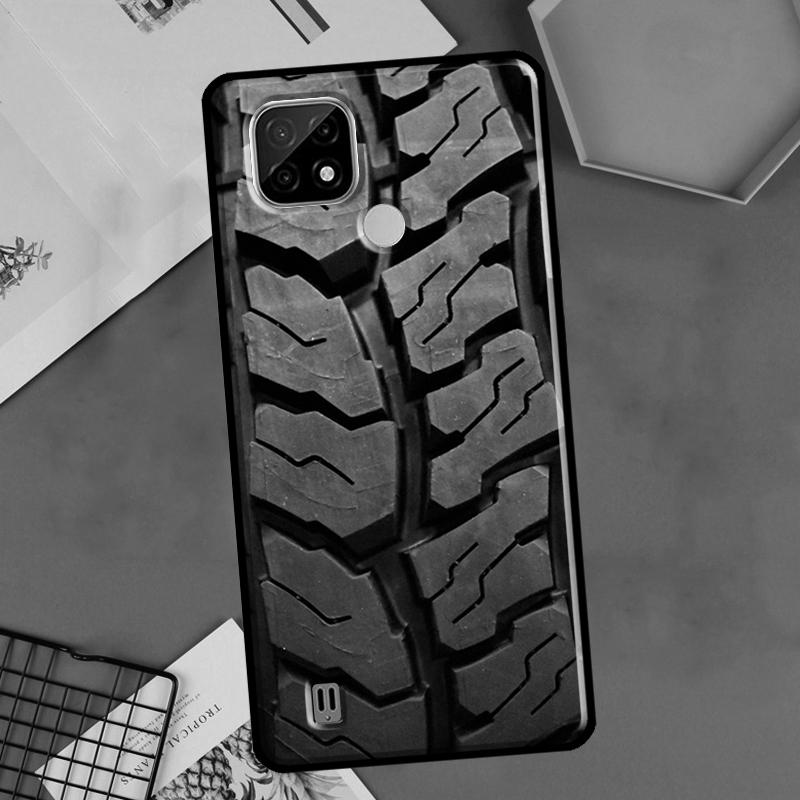 Pneu Roda de roda para OnePlus 10 9 Pro 8T 9R 10R Nord2 Case para Realme 8 Pro 9 GT Neo 3 2 Master 8i 9i Capa