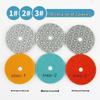 Three-Step Polishing Disc for Marble, Granite & Quartz Stone Grinding