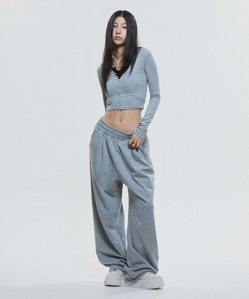 DAUSPICE (Duc) Symbol Sweat Pants Gray