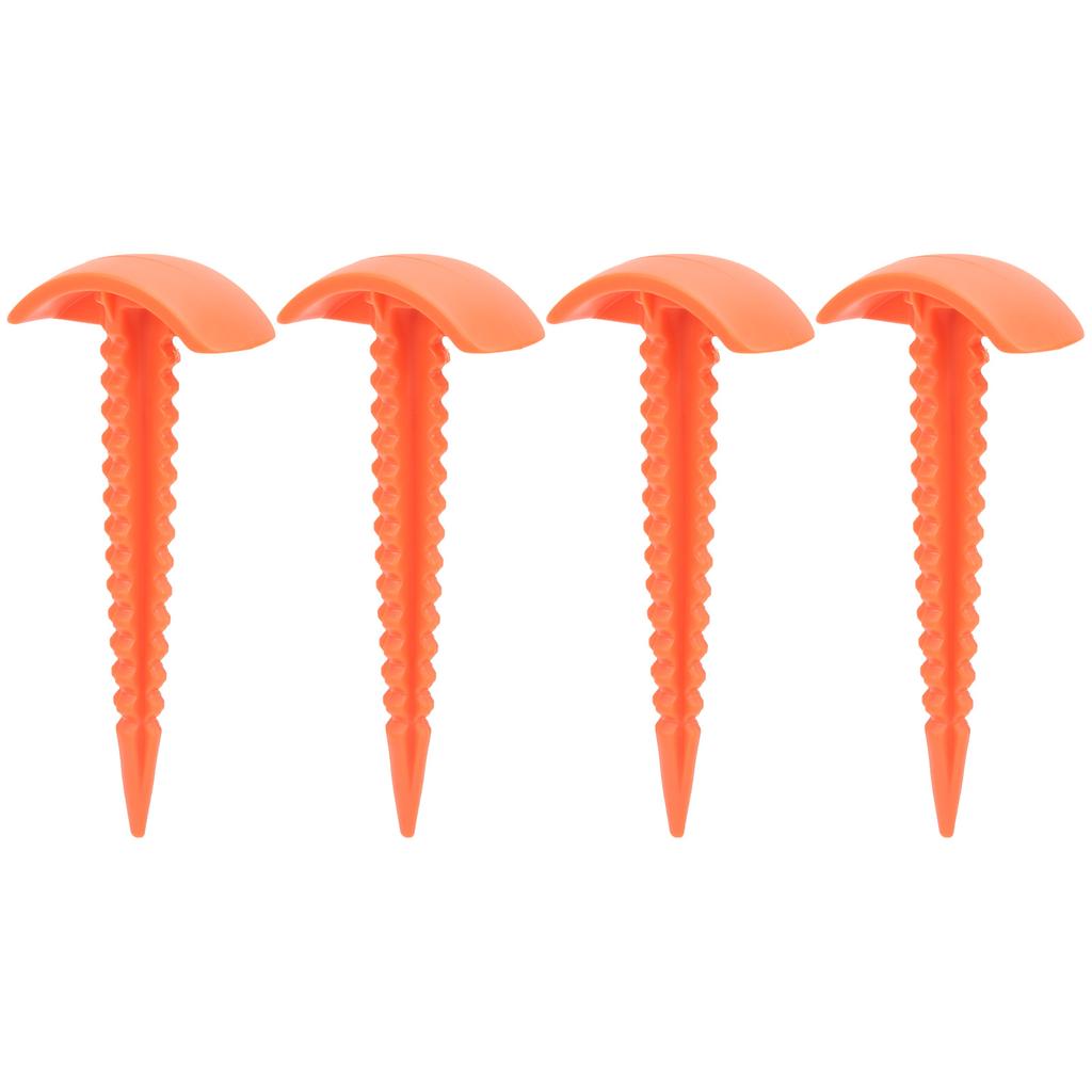 4pcs Plastic Drone Apron Landing Pad Ground Nail Set Support Fixed Rod Windproof Nail