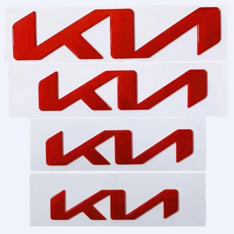 ABS Car Front Hood Rear Trunk Letter Emblem Badge Sticker for KIA SPORTAGE KX3 KX5 K3 K5 K7 Sorento Ceed Rio Soul Forte Optima