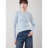 ELLE Women's French Lamb Wool Round Neck Knit Sweater