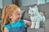 Wild Republic Arctic Wolf Plush Toy, Soft Material, Wild Animal, Gift, Present, Cuddlekins, W12 X D35 X H28cm, 20072