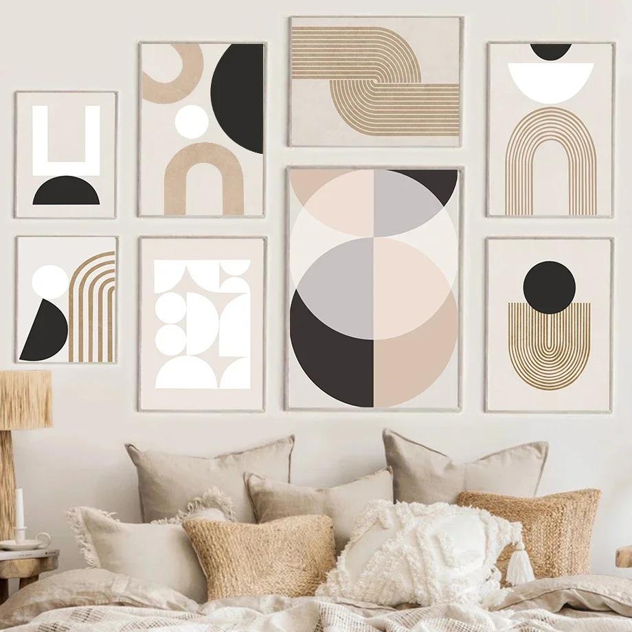 Minimalista Astratto Linea Parete Arte Moderna Murale Poster E Stampe Per Soggiorno Decorazione Immagine Interni Tela Pittura