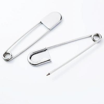Alfinete de Segurança Grande de Aço Inoxidável 1 Peça 12,8 Cm Ferramentas de Costura DIY Acessório Agulhas Alfinetes de Segurança Enrolados Para Fixar Arquivos