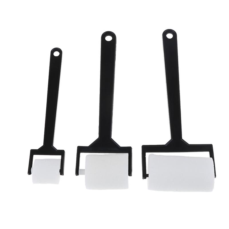3Pcs White Sponge Paint Brushes Children Graffiti Roller Stamp Kids Painting Toy