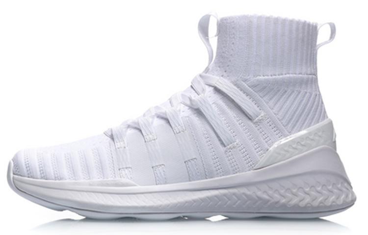 Li Ning Wujie Slip Resistant Abrasion Resistant Slip Resistant Abrasion Resistant High top Sports Casual Shoes Women s AFPP018-1 37.5