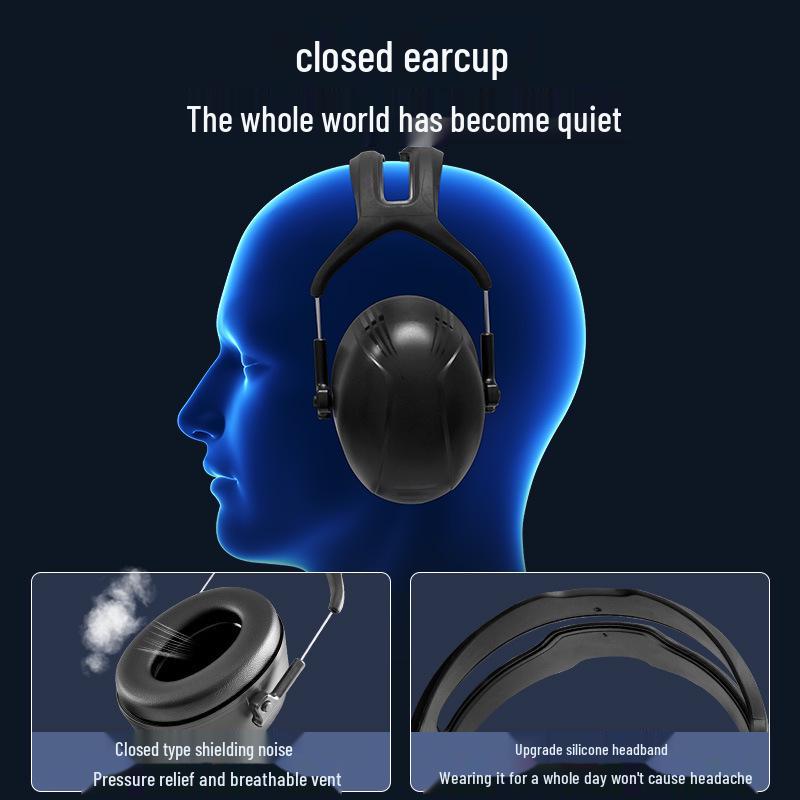 X5a Cuffie antirumore ad alto effetto: Fascia Insonorizzata Professionale per Dormire