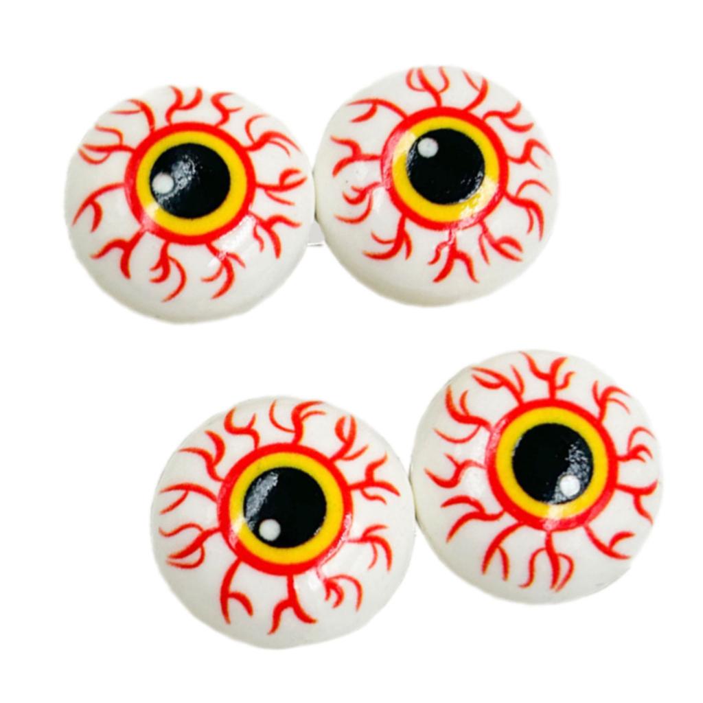 Neuheit Augapfel Haarspange Halloween Dekoration Verstellbare Passform für Kinder Erwachsene Themenveranstaltung Harzmaterial